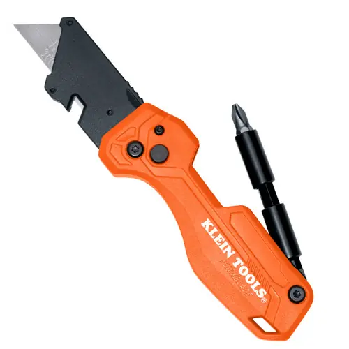 Klein Tools 44304 Folding Utility Knife With Driver Best Seller