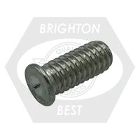 5/16"-18 x 3/4" Flanged Capacitor Discharge (Cd) Stud, Stainless Steel, Qty 1000 Top Rated