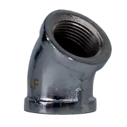 New Release Midland Metal 45184LFCP 45 deg Elbow, 3/4 in FIP x 3/4 in FIP, Bronze, Chrome-Plated