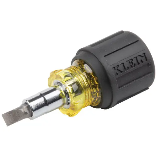 Buy Direct Klein Tools 32561 Multi-Bit Screwdriver / Nut Driver, 6-in-1, Stubby, Ph, Sl Bits
