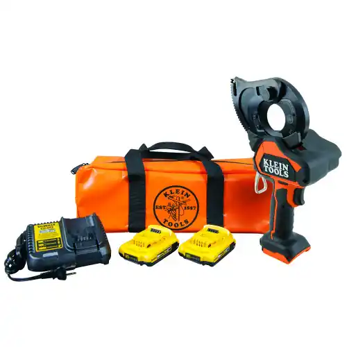 Reduced Price Klein Tools BAT20GD10 Battery-Operated Cu/Al Closed-Jaw Cutter, 2 Ah