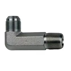 Midland Metal 2501LL66 Extra Long 90-deg Elbow, 3/8-in Male JIC x 3/8-in Male NPTF, Steel Big Sale