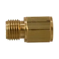Time-Limited ANDERSON METALS 07655-0402 Female Ball Seat Adapter, 1/4-in Male NPSM x 1/8-in Female NPTF, Brass