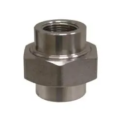 Midland Metal 103607 Union, 1-1/2 in FPT x 1-1/2 in FPT, Stainless Steel, 3000 lb Brand New