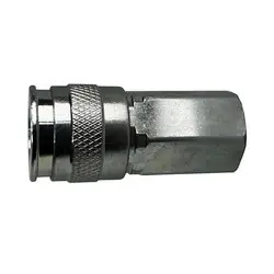 Secure Checkout Midland Metal 99862S Universal Female Coupler, 1/4-in Body, 3/8-in Female NPT, Steel