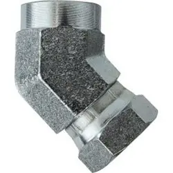 Same Day Shipping Midland Metal 15042020 45-deg Swivel Elbow, 1-1/4-in Female NPTF x 1-1/4-in Female NPSM Swivel, Steel