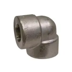 Luxury Midland Metal 103100 90 deg Elbow, 1/8 in FPT x 1/8 in FPT, Stainless Steel, 3000 lb
