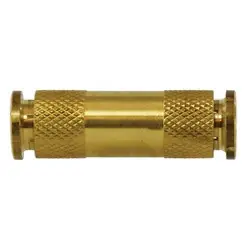 Midland Metal 20019V Union Connector, 1/4-in Push-to-Connect x 1/4-in Push-to-Connect, Brass, FKM Instant Buy