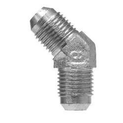 Midland Metal 25048 45-deg Union Elbow, 1/2-in Male JIC x 1/2-in Male JIC, Steel Shop Now