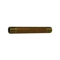 Midland Metal 42004 Nipple, 1/8 in MPT x 1/8 in MPT, 2-1/2 in, Brass Top Rated