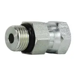 Special Discount Midland Metal 6900O148 Straight Swivel Adapter, 7/8-in Male O-Ring Boss x 1-in Female NPSM Swivel, Steel