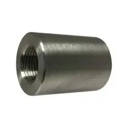 Midland Metal 63453B1 Barstock Reducing Coupling, 2 in FPT x 1-1/4 in FPT, Stainless Steel, 1000 lb Fresh Stock