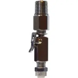 Midland Metal 20439 Double End Shut-off Connector, 3/8 in Tube OD x 1/4 in MPT, Brass Fresh Stock