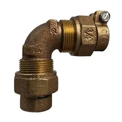 Midland Metal 9651616LF Pack Joint Union Elbow, 1-in Pack Joint (CTS) x 1-in Pack Joint (CTS), Lead-Free Bronze Best Seller