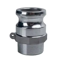 Must Have Midland Metal E-CGF-500-A1 Economy Series Type F Cam and Groove Adapter, 5-in Male Adapter x 5-in Male NPT, Aluminum