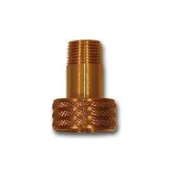 Free Returns MID-AMERICA FITTINGS 103GH-LNG Long Shank Swivel Adapter, 3/4-in Female Garden Hose x 3/8-in Male NPTF Swivel, Brass