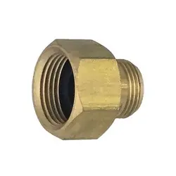 Midland Metal 18510 Connector, 1/2-in Female Compression x 3/8-in Male Compression, Brass Hot Deal