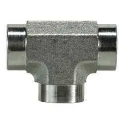Midland Metal 5605-12-12-08 Tee Female NPTF Female NPTF Female NPTF, Steel While Supplies Last