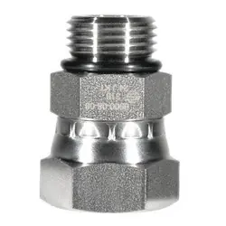 STAINLESS ADAPTERS SS6900-12-12 O-Ring Swivel Adapter, 3/4-in Male O-Ring Boss x 3/4-in Female NPSM Swivel, Stainless Steel Luxury