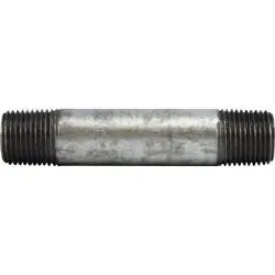 Midland Metal 58063 Pipe Nipple, 1/2 in MPT x 1/2 in MPT, 2-1/2 in L, Steel, Galvanized, SCH 80 Schedule Grab Now