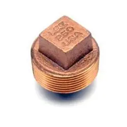 Midland Metal 44679LFUSA Solid Square Head Plug, 2-1/2-in Male NPT, Lead-Free Bronze Seasonal Sale