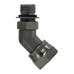 Sale Midland Metal 6902NWO2020 45 deg Swivel Adapter Elbow, 1-5/8 in Male ORB x 1-1/4 in FNPSM, Steel