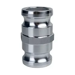 Weekend Sale Midland Metal E-SA-2030-A Economy Series Type AA Cam and Groove Spool Adapter, 2-in Male Adapter x 3-in Male Adapter, Aluminum