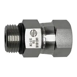 Exclusive Offer STAINLESS ADAPTERS SS6402-24-24 Swivel Adapter, 1-1/2-in Male O-Ring Boss x 1-1/2-in Female JIC Swivel, Stainless Steel