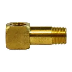 Don't Miss Out Midland Metal 28441VS D.O.T. Approved 90-deg Long Street Elbow, 1/8-in Female NPTF x 1/8-in Male NPTF, 1-7/16-in L, Brass, Sealant