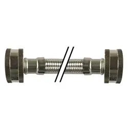 Midland Metal 923996 Washing Machine Connector, 96-in L, Stainless Steel Braid Reduced Price