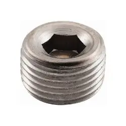 Save Now Midland Metal 63761B1 Barstock Hex Socket Countersunk Plug, 1/4-in Male NPT, Stainless Steel