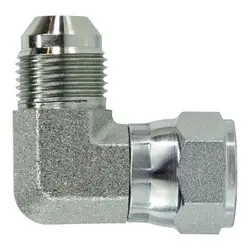 Midland Metal 6500-08-12 90-deg Swivel Elbow, 1/2-in Male JIC x 3/4-in Female JIC Swivel, Steel Get Yours