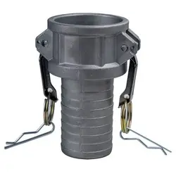 Midland Metal E-CGC-600-A1 Economy Series Type C Cam and Groove Coupler, 6-in Female Coupler x 6-in Hose Shank, Aluminum Top Pick