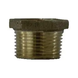 Luxury Midland Metal 44527LFUSA Hex Bushing, 2-in Male NPT, 1/2-in Female NPT, Lead-Free Bronze