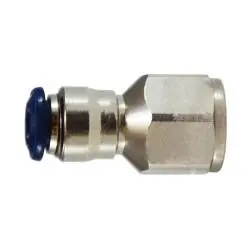 Price Cut Midland Metal 20036NA Female Adapter, 3/8-in Push-to-Connect x 1/4-in Female NPT, Nickel-Plated Brass
