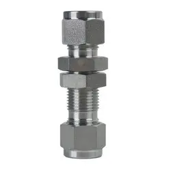 Midland Metal Mid-Lok SSC27001212 Bulkhead Union with Nut, 3/4-in Tube x 3/4-in Tube, Stainless Steel Fast Shipping