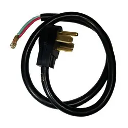 Midland Metal P-6RC-3W-50A-CE Closed Eyelet Range Cord, 6 ft L, 3 -Conductor, Copper Conductor, PVC Jacket Free Returns