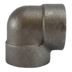 Midland Metal 111105 90 deg Elbow, 1 in Socket Weld x 1 in Socket Weld, Steel, 3000 lb New Arrival