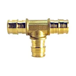 Midland Metal 35047CE Cold Expansion Reducing Union Tee, 3/4-in Cold-Expansion PEX x 1/2-in Cold-Expansion PEX x 1/2-in Cold-Expansion PEX, Lead-Free Brass New Arrival