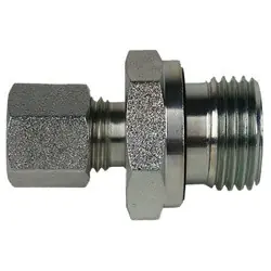 Midland Metal D7400-L10-06-ED Male BSPP DIN Adapter, L10 Metric Bite Type x 3/8-in Male BSPP, Steel Best Seller
