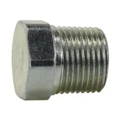 Midland Metal 9500-P-20 BSPT Plug, 1-1/4-in Male BSPT, Steel Genuine