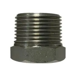 Buy Direct Midland Metal 62535B1 Barstock Hex Bushing, 2-1/2 in MPT x 2 in FPT, Stainless Steel, 1000/3000 lb