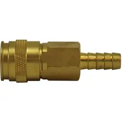 Midland Metal 99868 Universal Hose ID Coupler, 3/8-in Body, 3/8-in Hose Barb, Brass Today Only