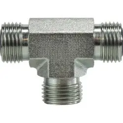Express Delivery Midland Metal FS26031010 Union Tee, 5/8-in Male O-Ring Face Seal x 5/8-in Male O-Ring Face Seal x 5/8-in, Steel