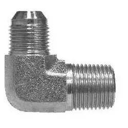 In Demand Midland Metal 7200108 90 deg Elbow, 5/8 in MJIC x 1/2 in Male BSPT, Steel