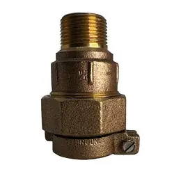 Midland Metal 9681216PEPLF Pack Joint Adapter, 3/4-in MIP x 1-in Pack Joint (PEP), Lead-Free Bronze Luxury
