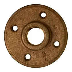 Midland Metal 44780LFUSA Floor Flange, 1/2-in FPT, Lead-Free Brass, Class 125 Best Price