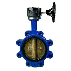 Midland Metal 9660G8ABE Lug-Style Butterfly Valve, 8-in Nominal, Ductile Iron Body, Aluminum Bronze Disc, EPDM Seat Same Day Shipping