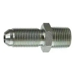 New Arrival STAINLESS ADAPTERS SS2706-12-12 Bulkhead Adapter, 3/4-in Male JIC x 3/4-in Male NPTF, Stainless Steel
