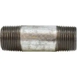 Midland Metal 58086 Pipe Nipple, 3/4 in MPT x 3/4 in MPT, 4 in L, Steel, Galvanized, SCH 80 Schedule Trending